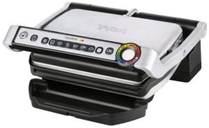 T-fal GC702 OptiGrill Stainless Steel Indoor Electric Grill-kookybakes.com
