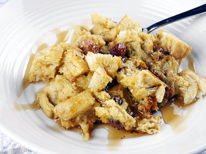 slow cooker bread pudding