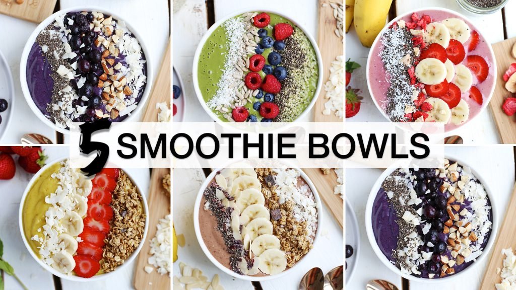 Smoothie Bowls garnished