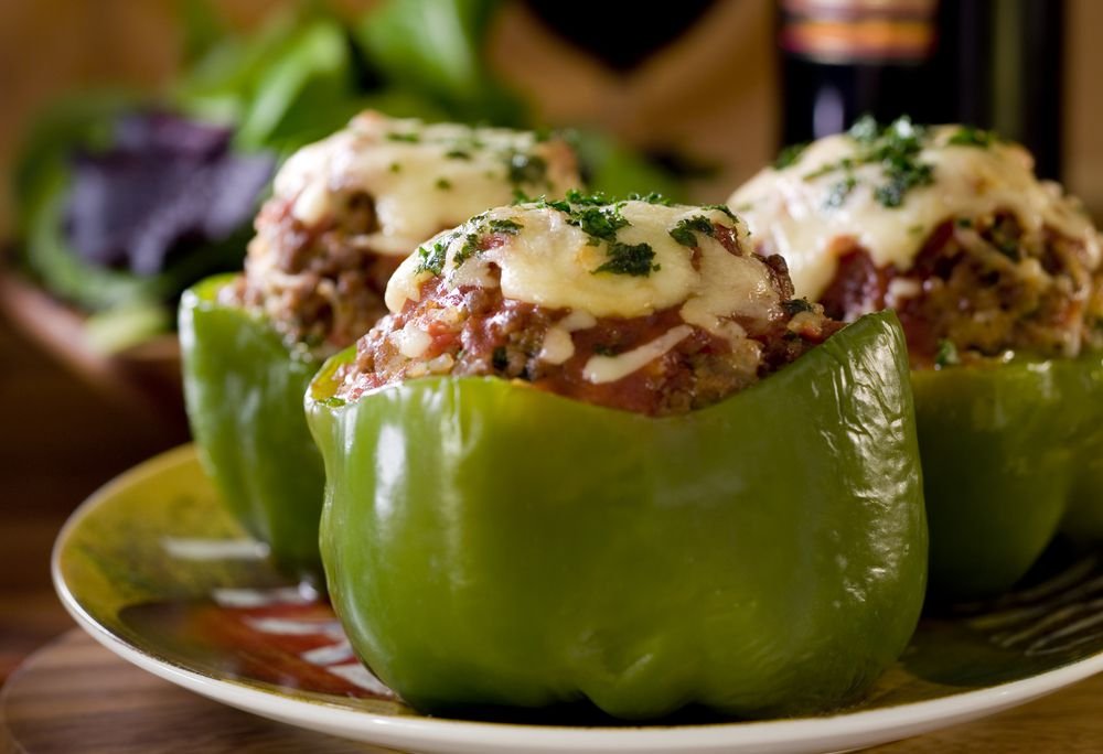 stuffed green bell peppers