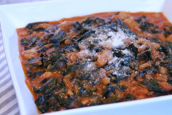 Cannellini Beans and Braised Kale