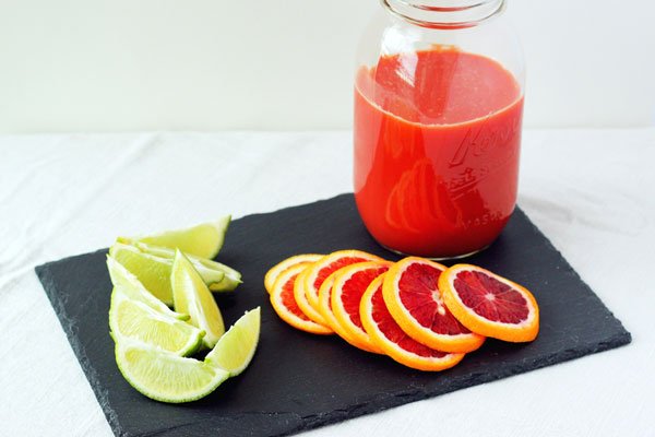 Ginger Blood Orange Cocktail procedure