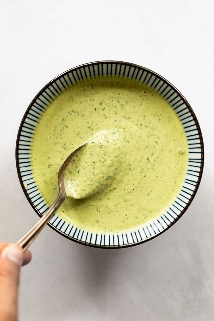 Lemon herb dipping sauce