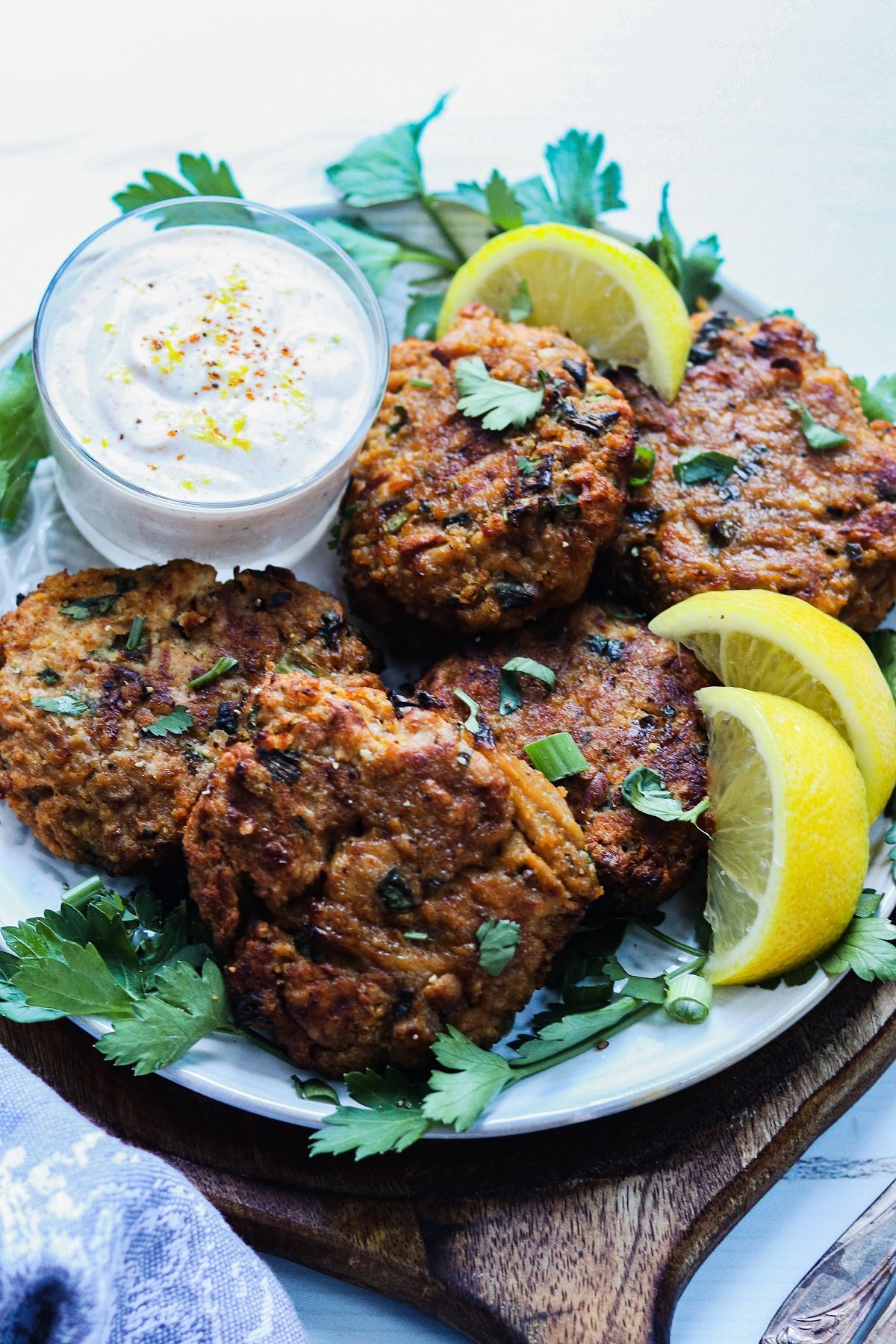 lions-mane-mushroom-crab cakes