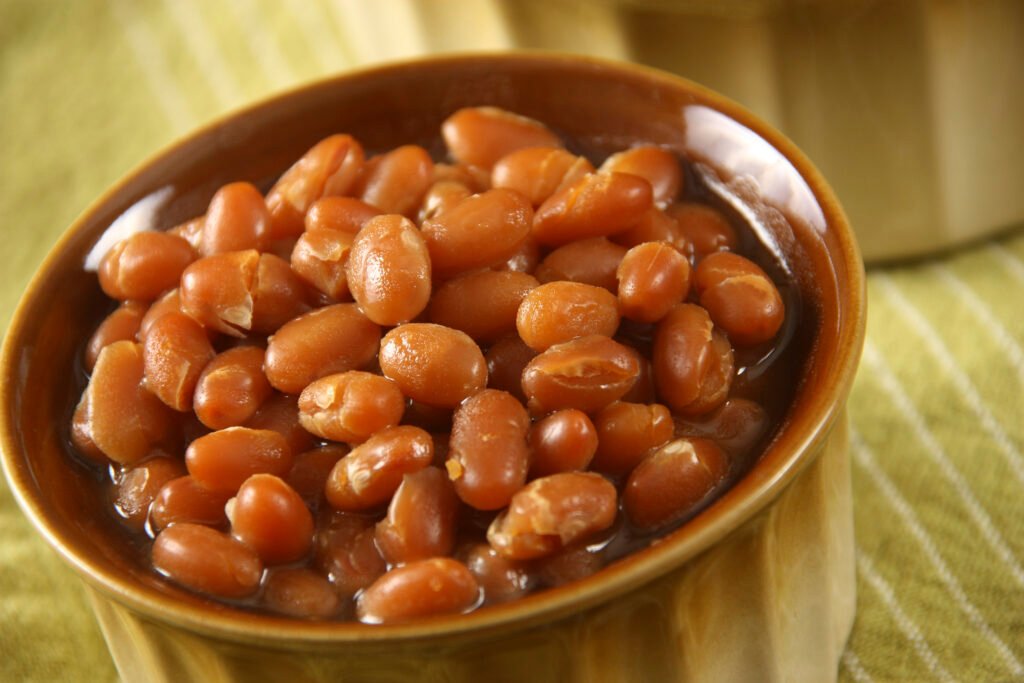 baked beans in bowl-kookybakes.com