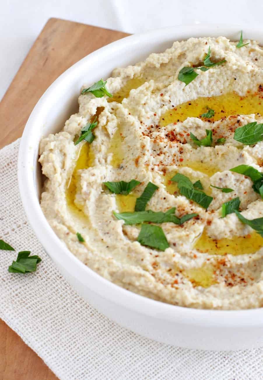 hummus in bowl-kookybakes.com