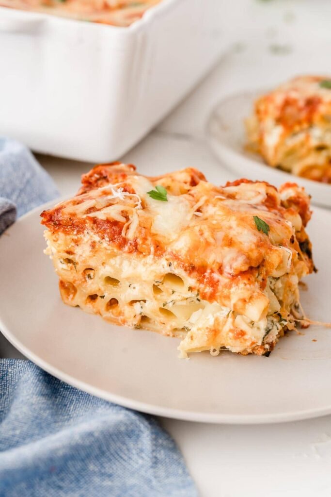 Meatless Baked Ziti-kookybakes.com