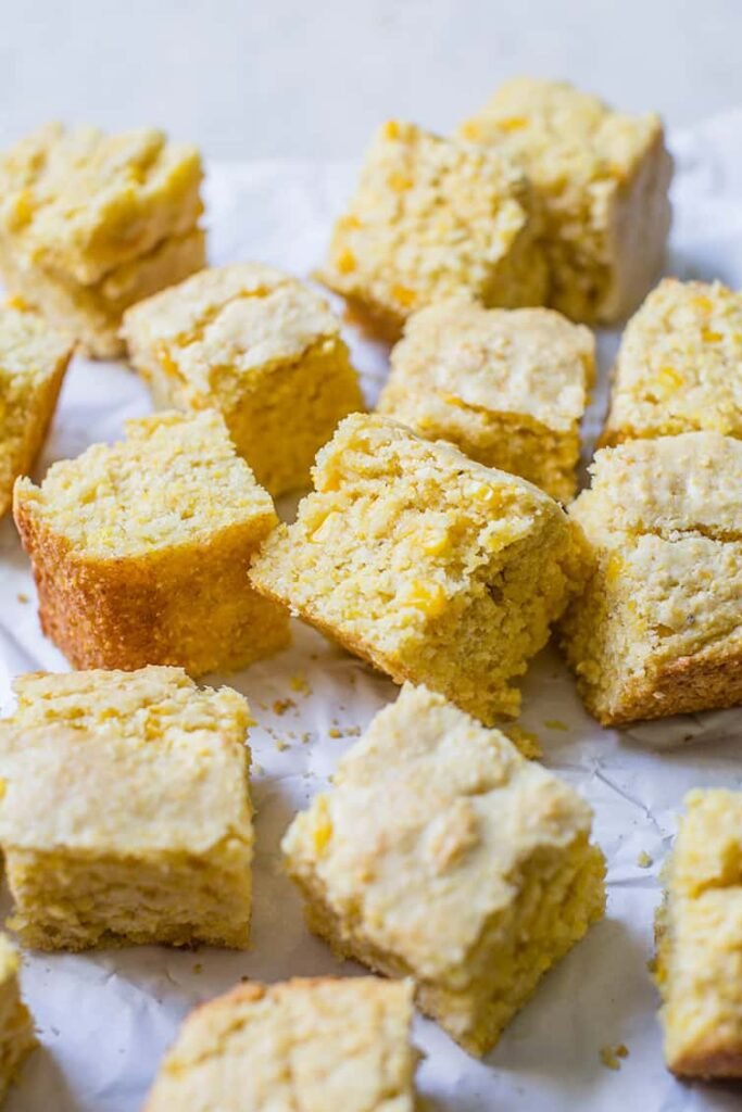 frozen cornbread from your freezer-kookybakes.com